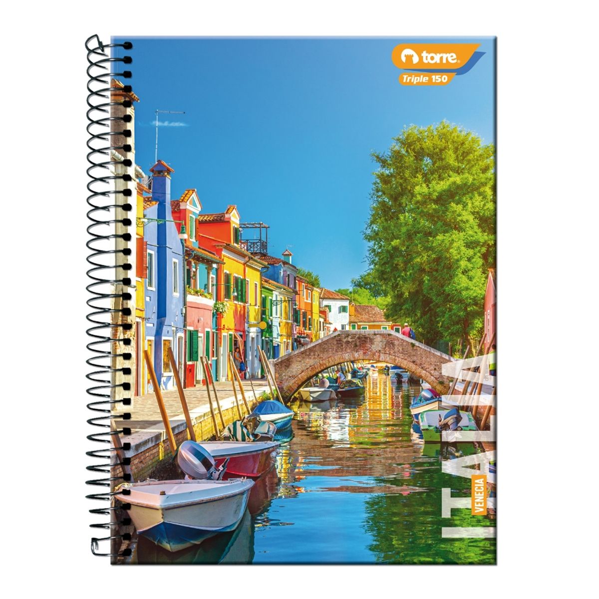 TORRE - Pack 4 Cuadernos Triple Torre 150hojas matem. 7mm. Unisex