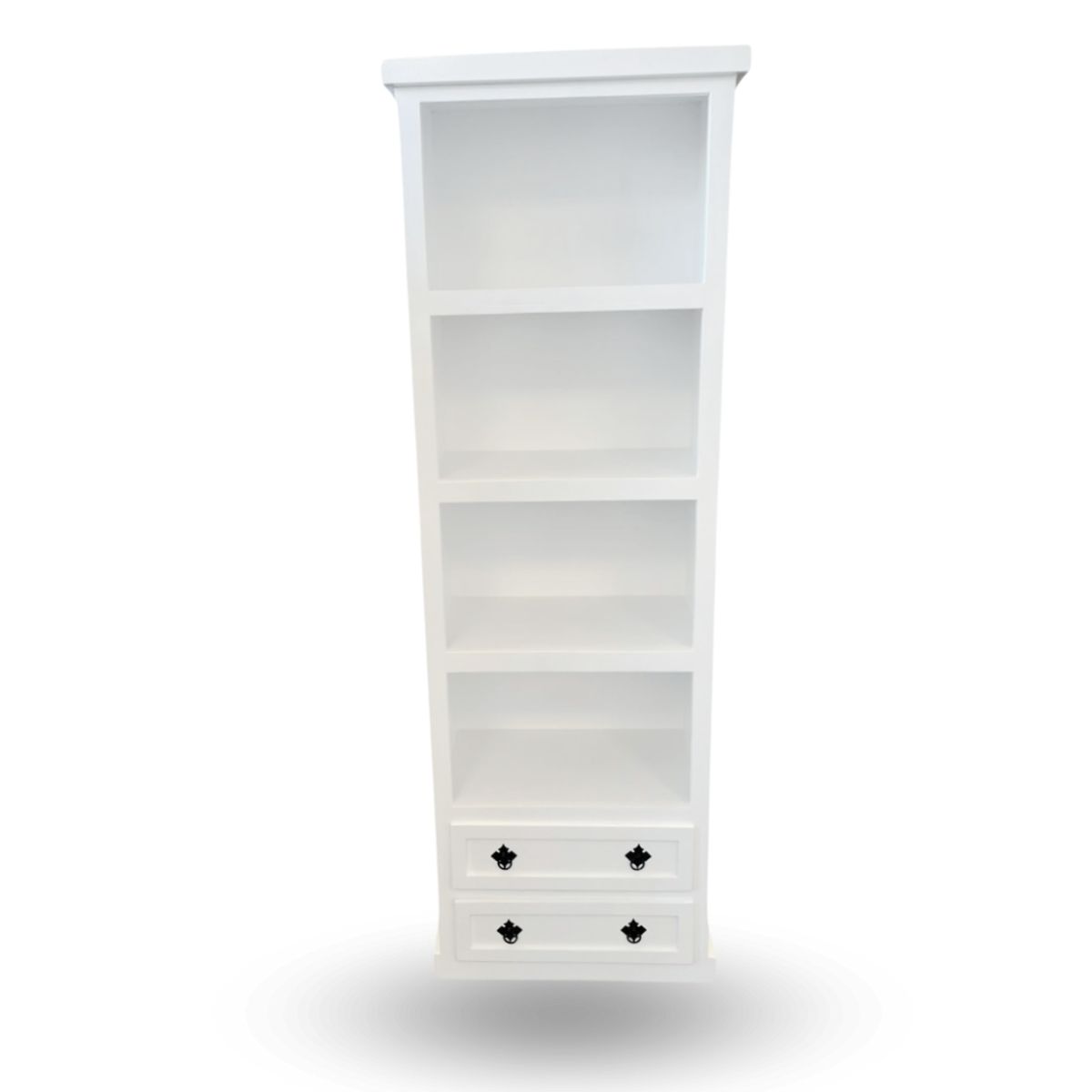 GENERICO - LIBRERO BLANCO RÚSTICO MADERA Vintage