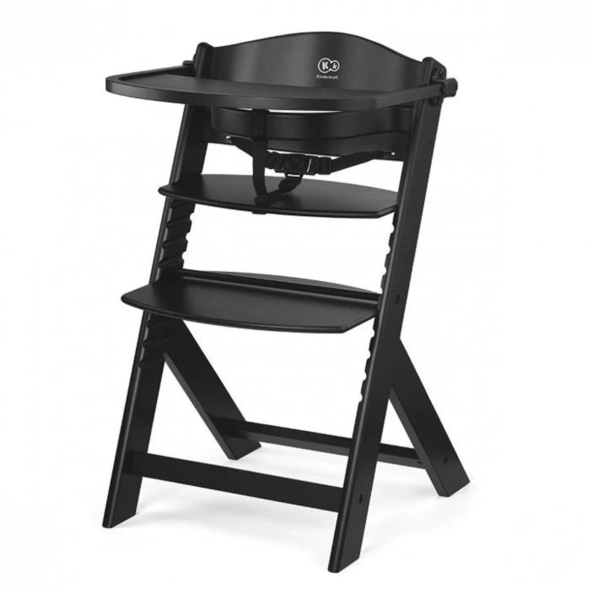 KINDERKRAFT - Silla de Comer ENOCK Black KINDERKRAFT