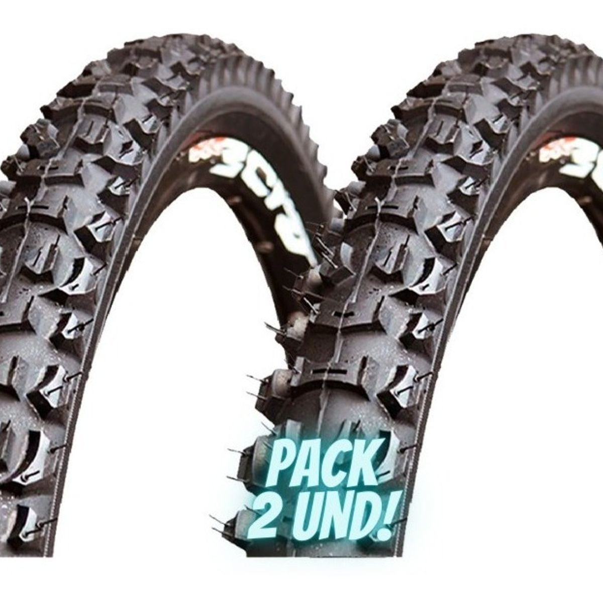 FANTOM - Pack 2 Neumaticos Bicicleta Aro 26 X 2.10 Fantom Rocky Mtb