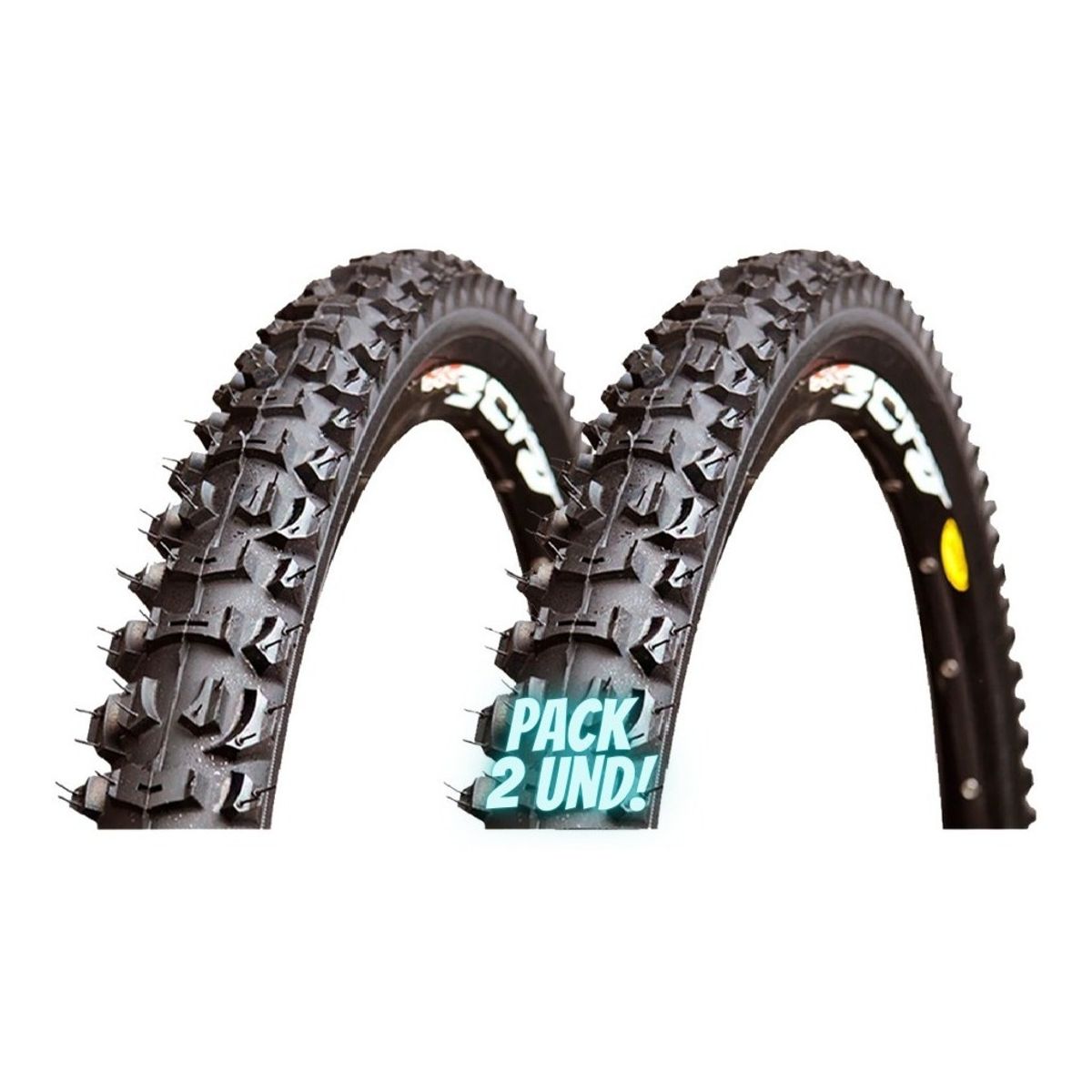 FANTOM - Pack 2 Neumaticos Bicicleta Aro 26 X 2.10 Fantom Rocky Mtb