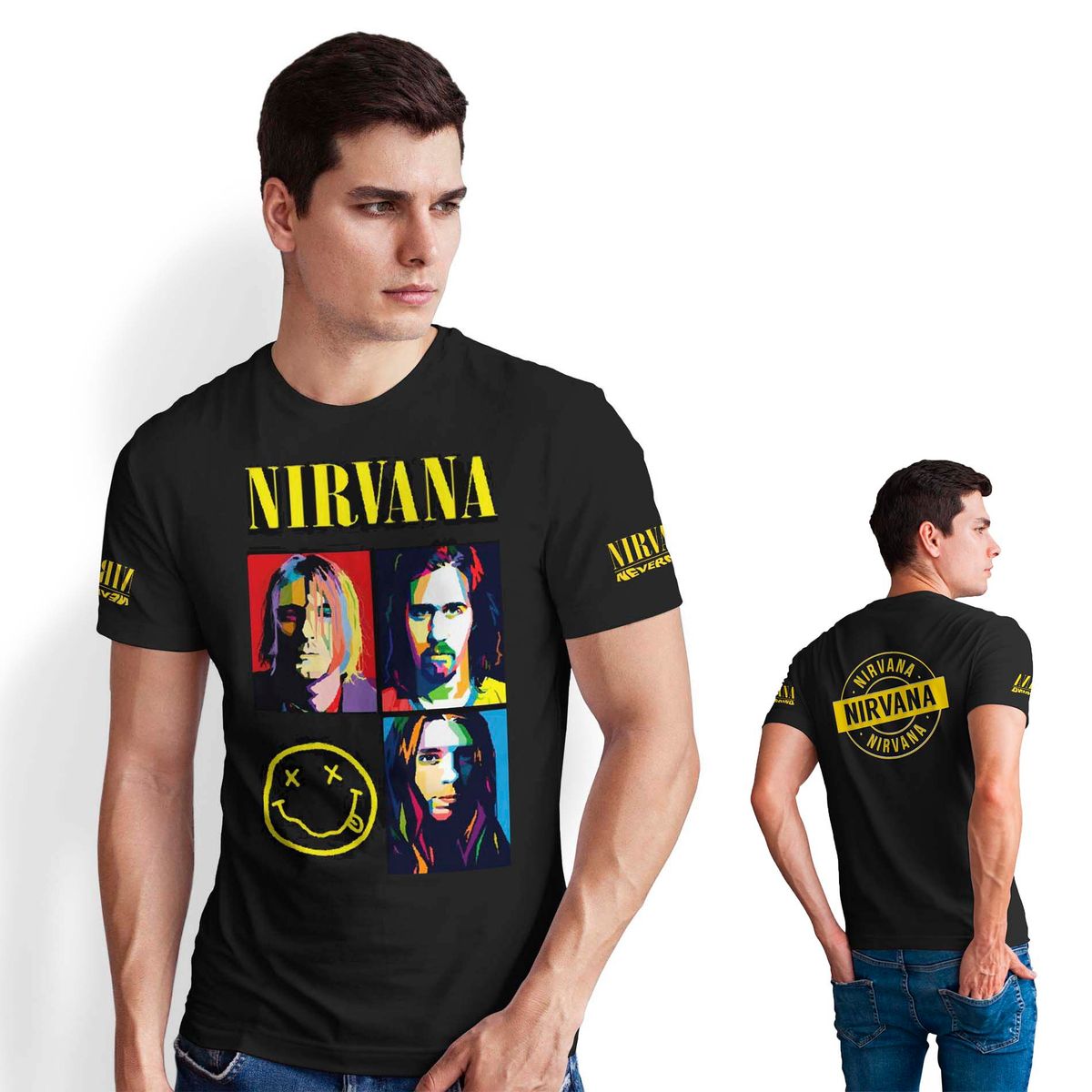 MUNDO TEXTIL - Polera Rockera Nirvana D1