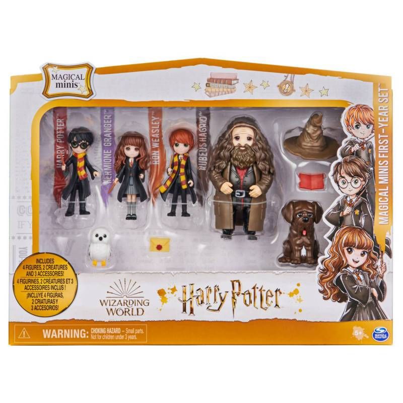 WIZARDING WORLD - Pack 6 Figuras Harry Potter Ron Hagrid Wizarding…