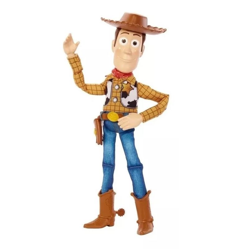 MATTEL - Woody 30 Cm, Tela, Con Cuerda, Habla Español, Mattel Hjb42
