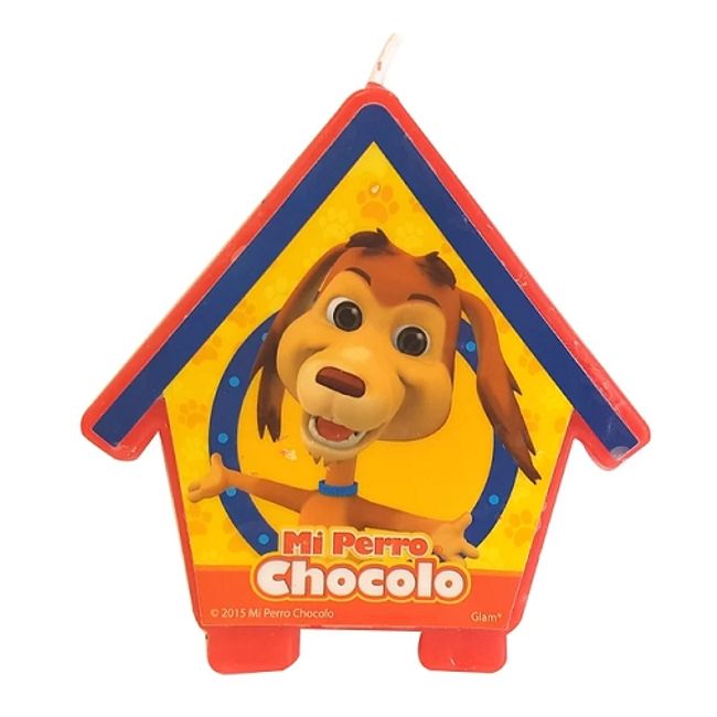 GENERICO - VELA CUMPLEAÑOS MI PERRO CHOCOLO