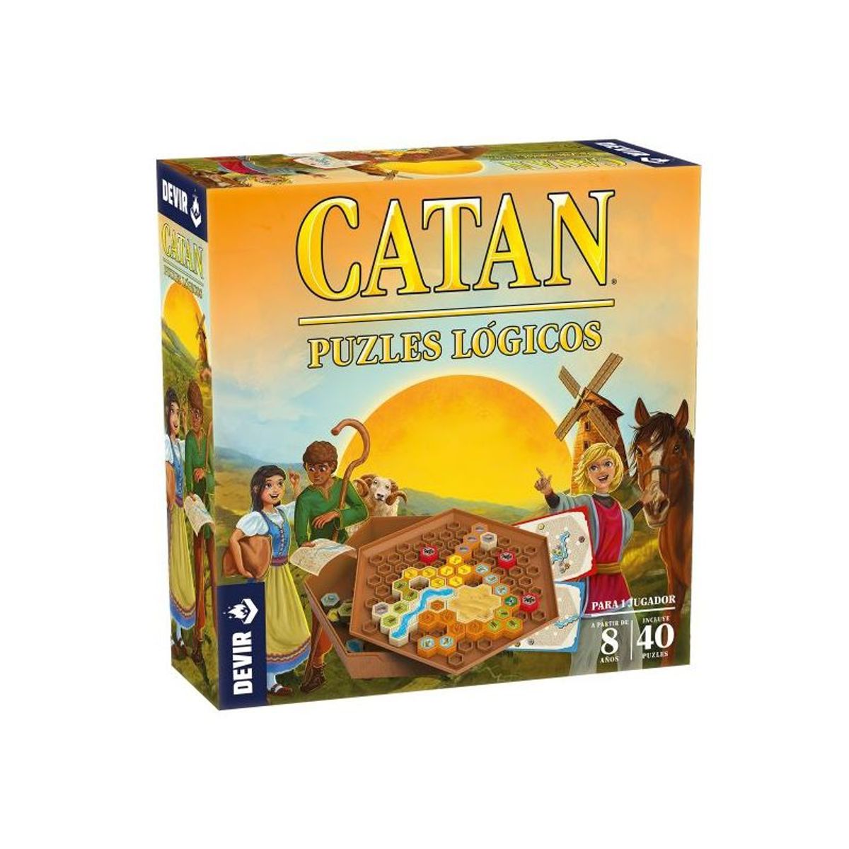 DEVIR - Catan Puzles Logicos - Juego De Mesa - Español…