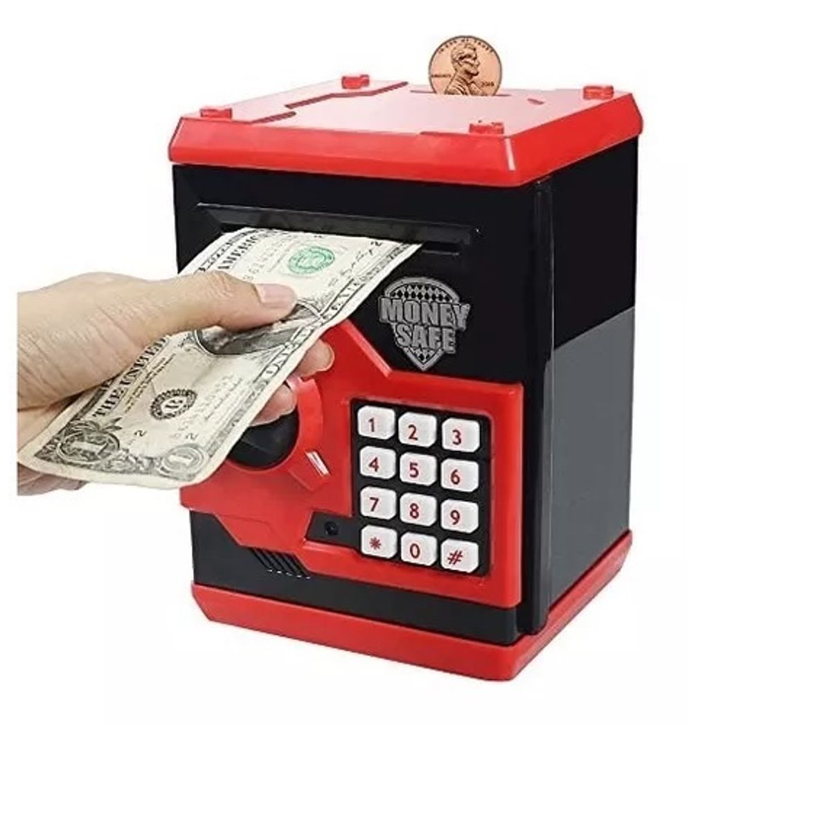 BESTOYS - Alcancia Electronica Caja Fuerte Para Niños Portátil Bestoys