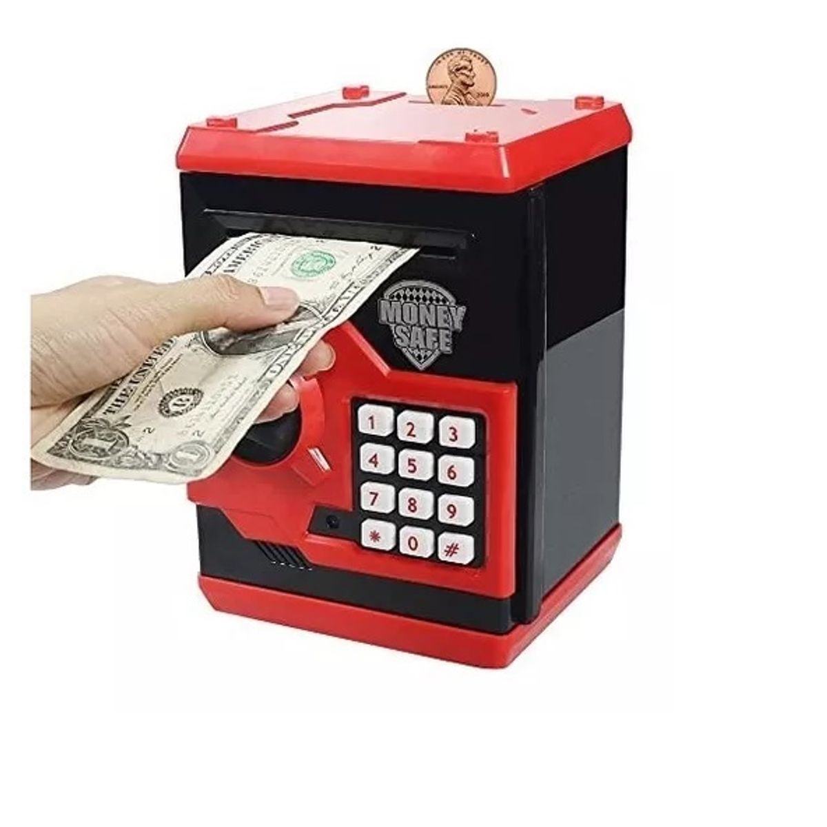 BESTOYS - Alcancia Electronica Caja Fuerte Para Niños Portátil Bestoys