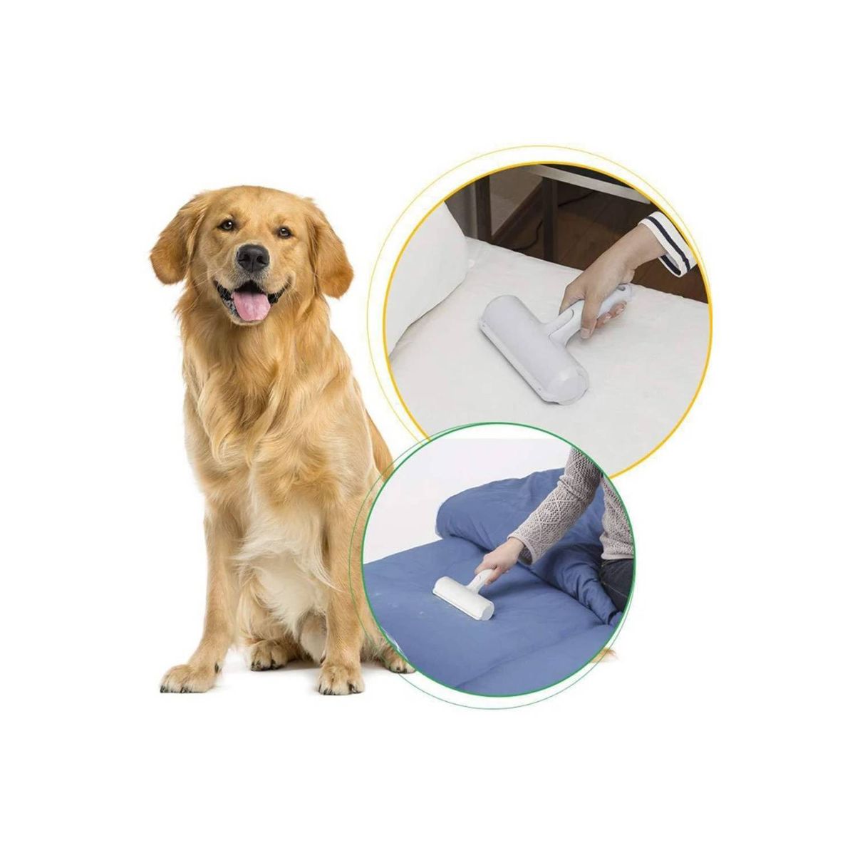 GENERICO - Rodillo Quita Remueve Pelos De Mascotas Zero Pelo