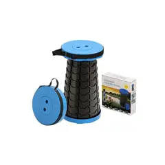GENERICO - Taburete Plegable Silla Portatil Camping Retraible Plástico