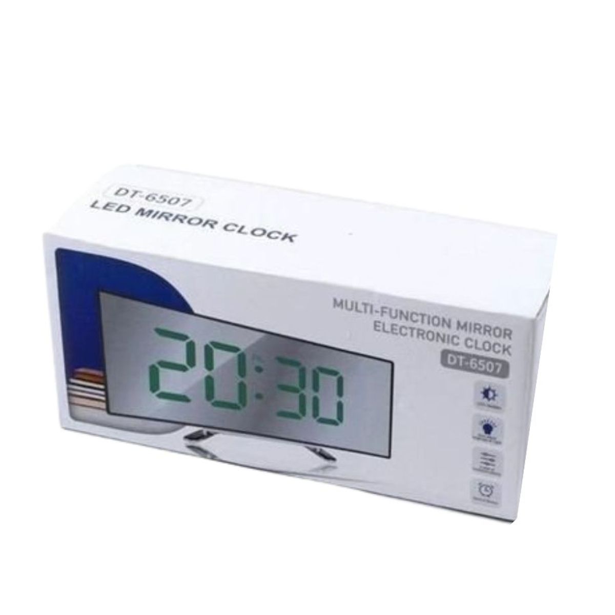 GENERICO - Reloj Led de Escritorio con Pantalla Curva Luz Roja