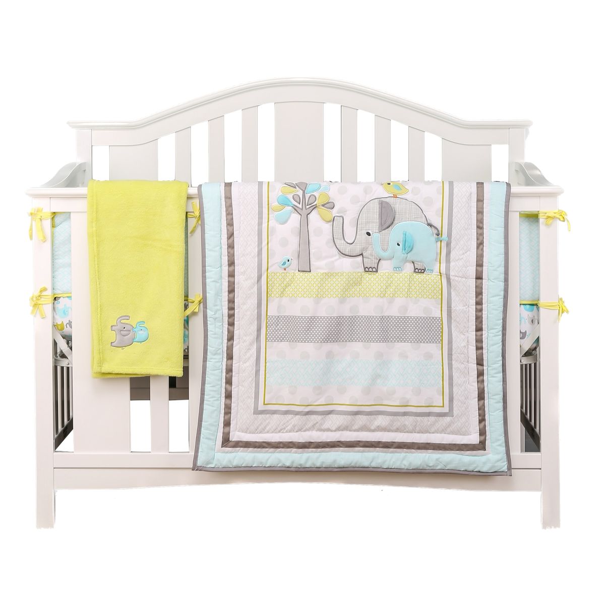 PELLITOS - SET ROPA DE CUNA 100 ALGODON MAMA ELEFANTE