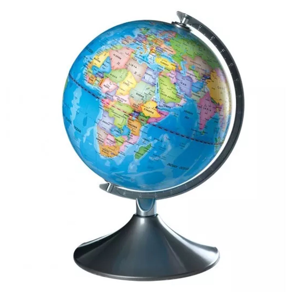 GENERICO - Globo Terraqueo En Español Giratorio Con Base Grande