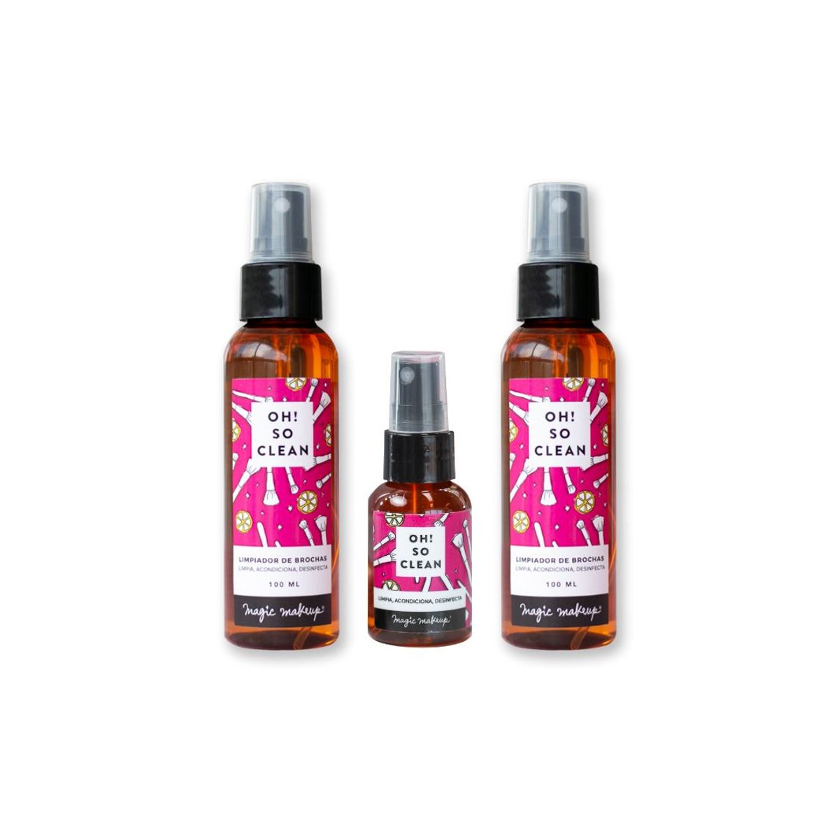 MAGIC MAKEUP - OH SO CLEAN - Pack Limpiador Instantáneo De Brochas travel size de REGALO