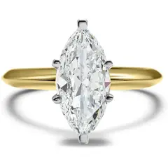LUXURYJOYAS - Oferta Anillo Oro Amarillo 18k Con Diamante Exclusivo