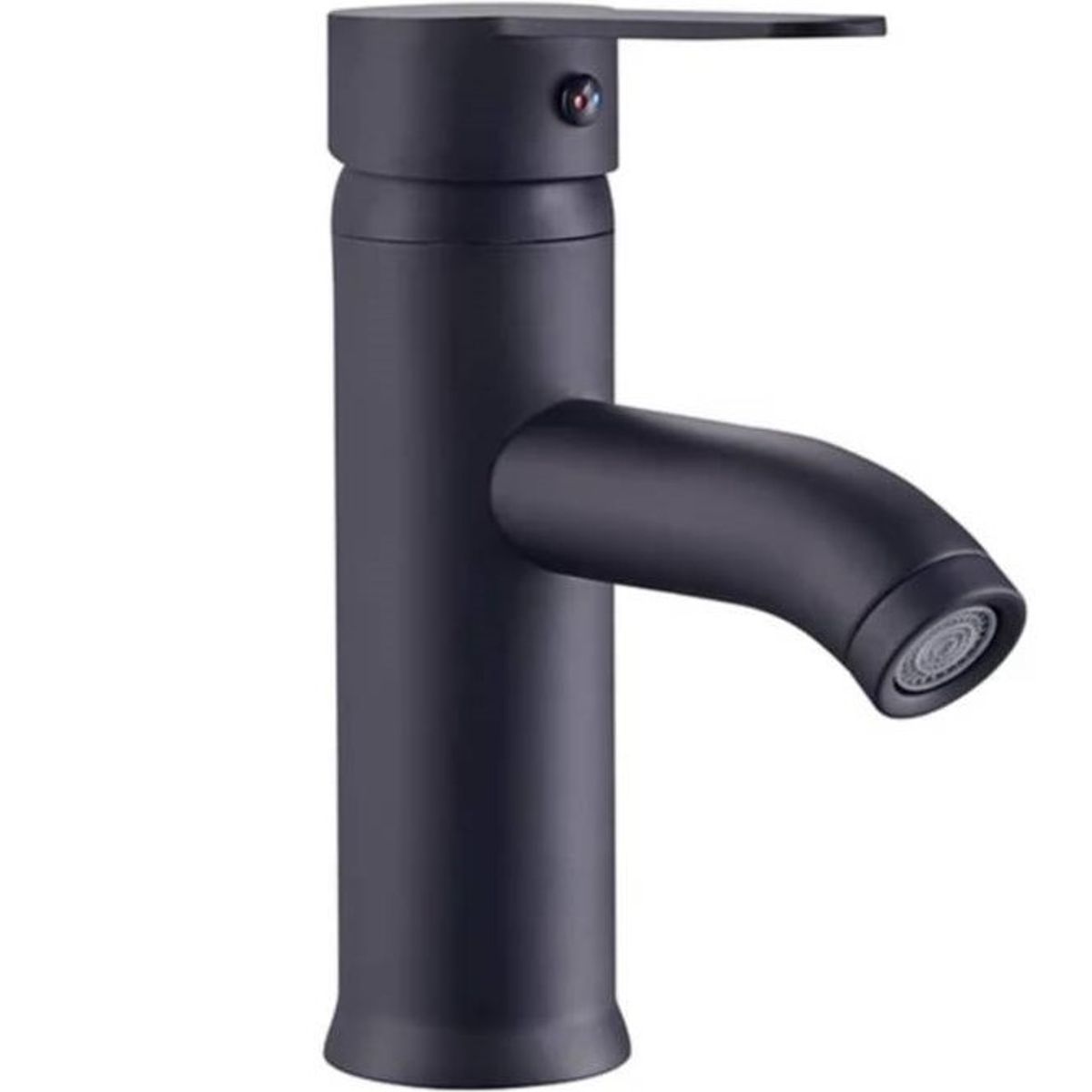 MODERN SPACE - Llave Monomando Para Lavamanos Negra Modern Space