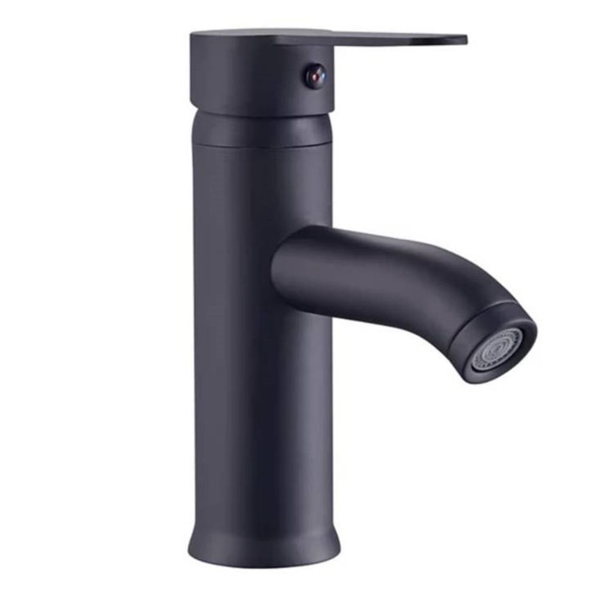 MODERN SPACE - Llave Monomando Para Lavamanos Negra Modern Space