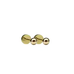 MODAS LILLO - Aro Bebé Abridor Bolita número uno Oro 14k Joyas