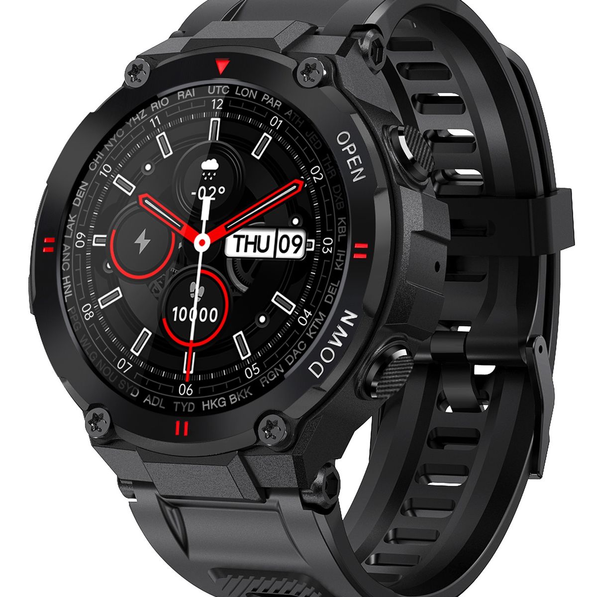 GENERICO - Reloj Inteligente Smartwatch Bluetooth Control Música Resistente IP67