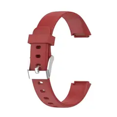 GENERICO - Correa Silicona Compatible Fitbit Luxe 15,4mm Vinotinto