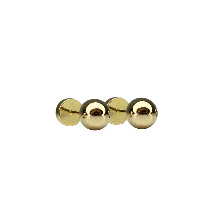 MODAS LILLO - Aro Bebé Abridor Bolita Oro número tres 14k Joyas Modas Lillo