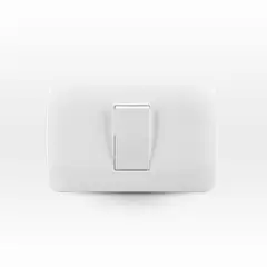 LEXO - Pack 2 INTERRUPTOR SIMPLE 9/24 10A 250V BLANCO -