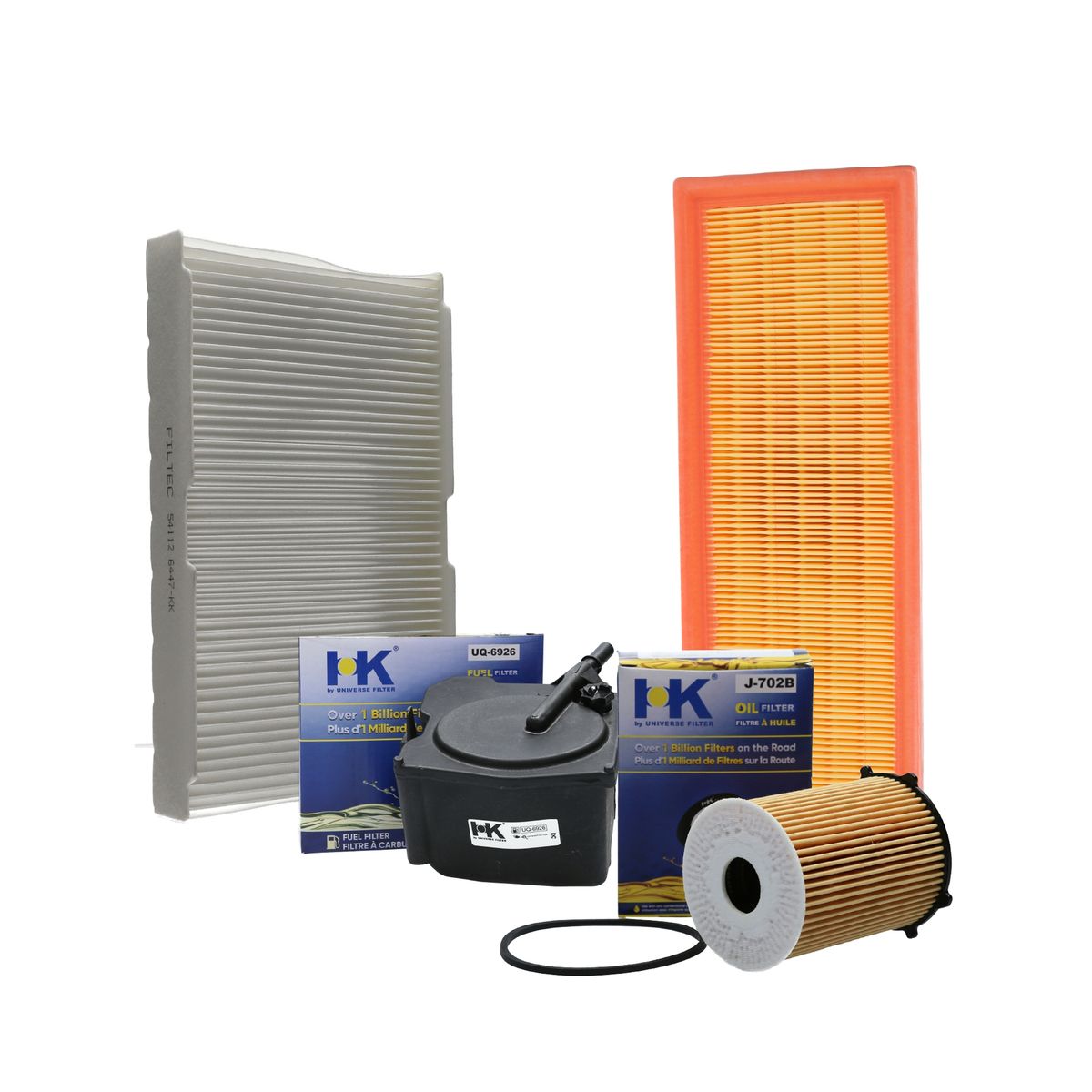 GENERICO - Filtros Aceite+aire+petróleo+polen Peugeot 307 1.6 06/10