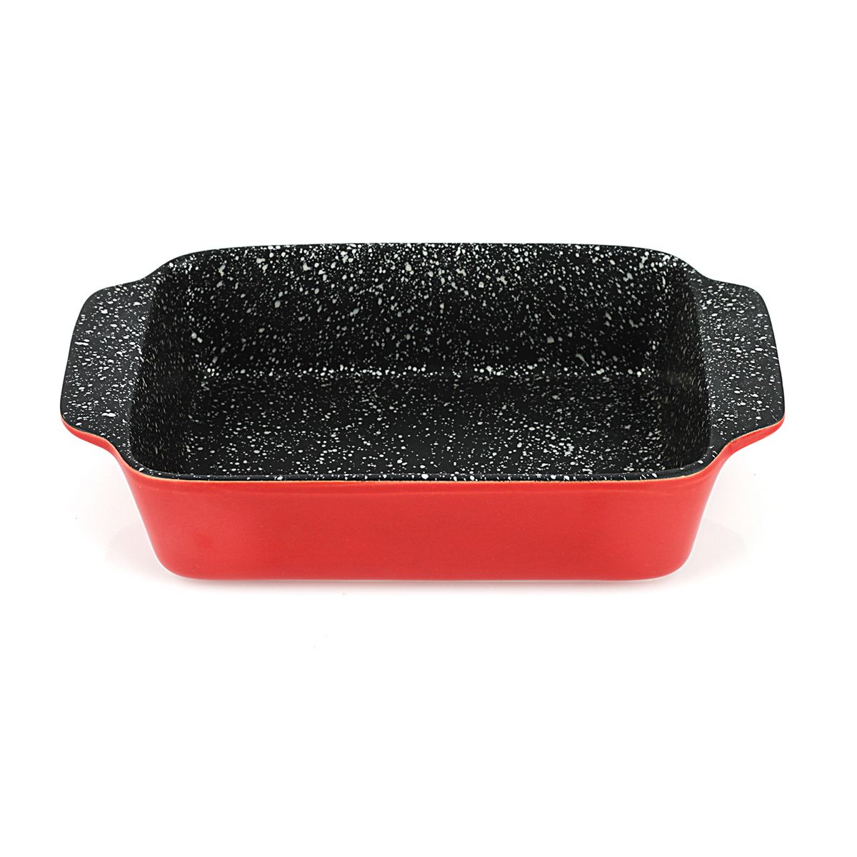 FANTUZZI - Fuente de cerámica para horno rojo Trento 24,5 x 4,55 x 5 cm Fantuzzi