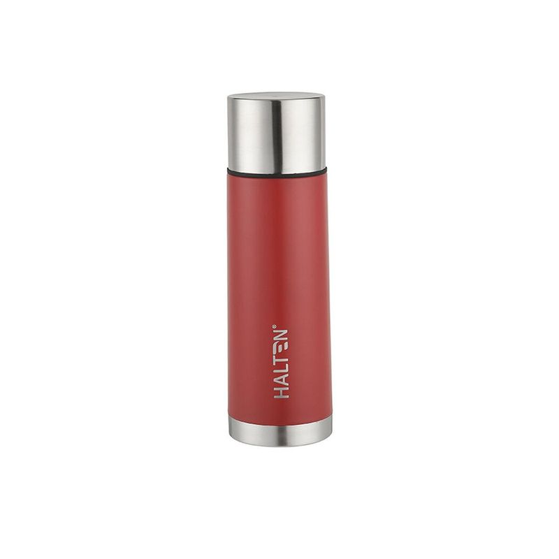 GENERICO - TERMO DE AGUA 0.5LT ACERO INOXIDABLE ROJO HALTEN-MIMBRAL