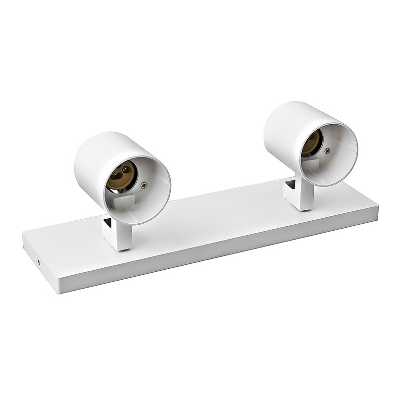 MEGABRIGHT - Barra Sobrepuesta Doble GU-10 Blanco Mate P2