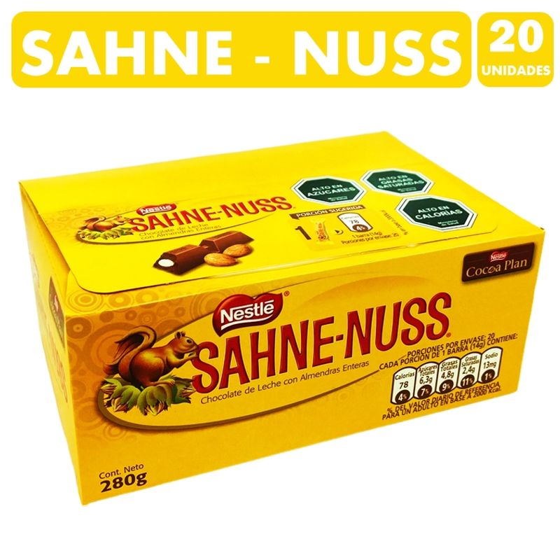 NESTLE - Shane Nuss Nestle En Formato Individual (Caja Con 20 Uni).