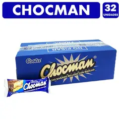 COSTA - Chocman De - Clásico De Infancia(Caja Con 32 Unidades)