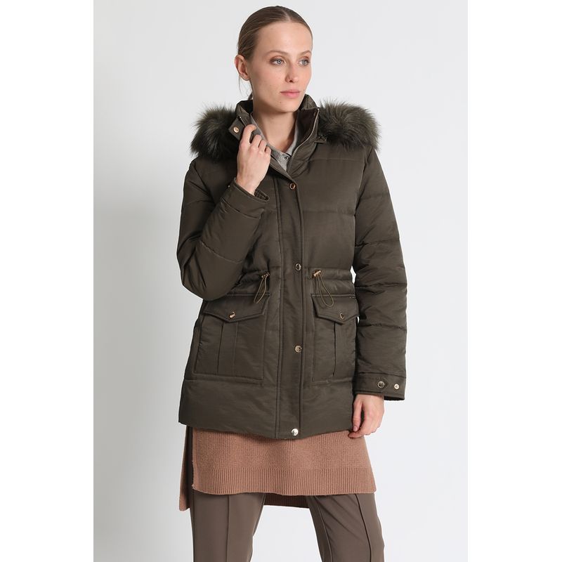 LIOLA - Parka Con Capuchón Militar Liola.
