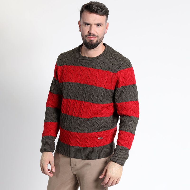 MCGREGOR - SWEATER MANGA LARGA RAYAS CUELLO REDONDO MCGREGOR.