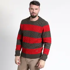 MCGREGOR - SWEATER MANGA LARGA RAYAS CUELLO REDONDO