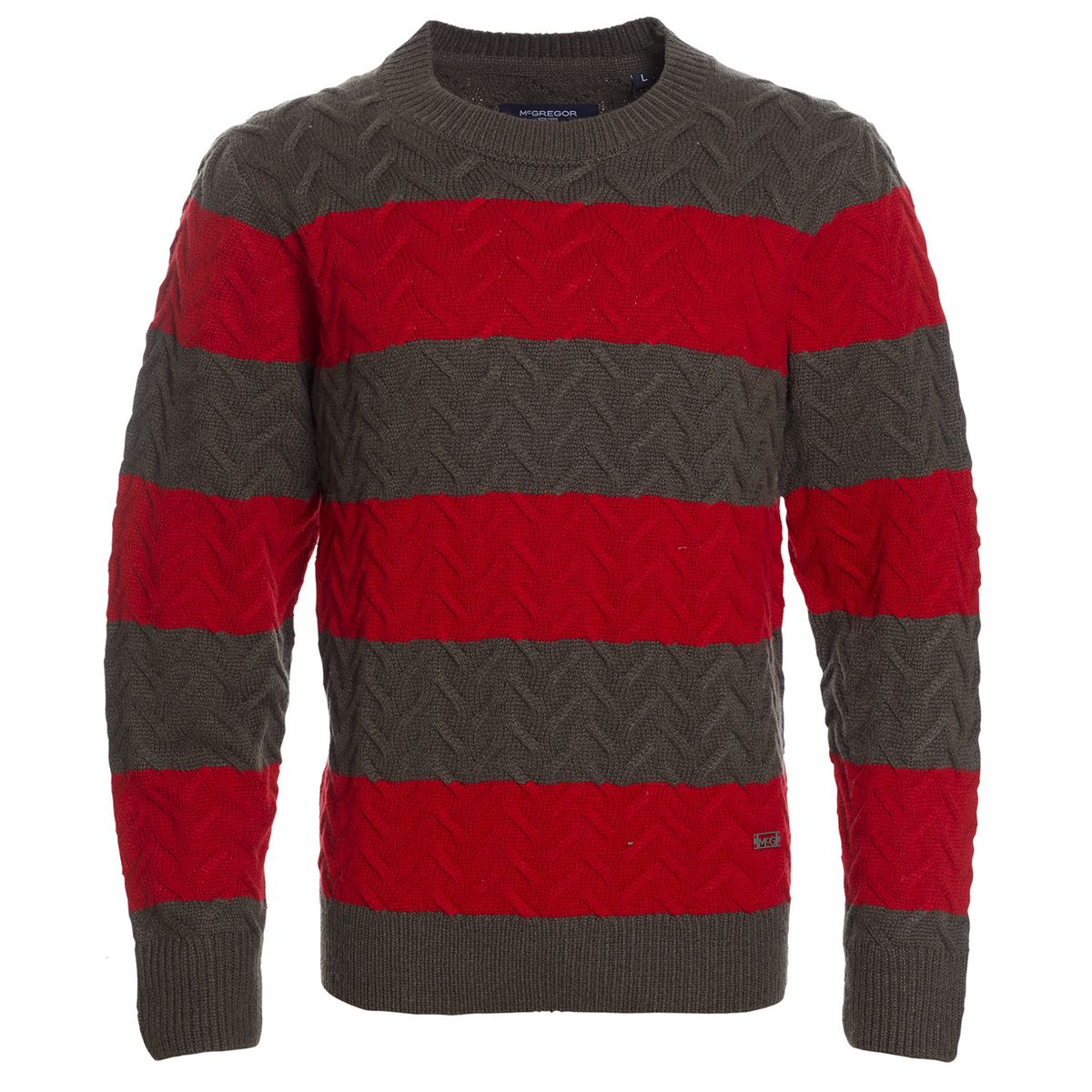 MCGREGOR - SWEATER MANGA LARGA RAYAS CUELLO REDONDO MCGREGOR