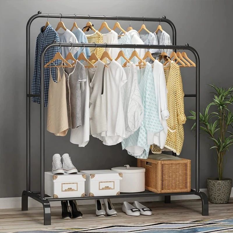 GENERICO - Perchero Metalico Closet Doble Organizador
