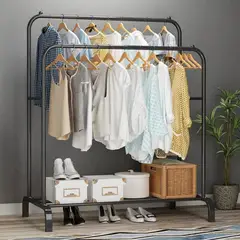 GENERICO - Perchero Metalico Closet Doble Organizador