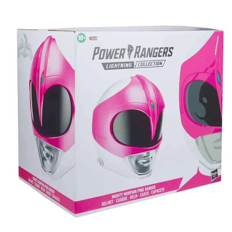 HASBRO - Casco Power Rangers Lightning Collection - Rosado…