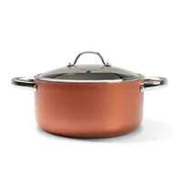 CACEROLA CON TAPA ALUMINIO Ø20CM 270L Y 2.5MM ESPESOR