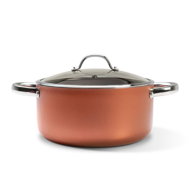 BRINOX - CACEROLA CON TAPA  ALUMINIO BRINOX Ø20CM 270L Y 2.5MM ESPESOR