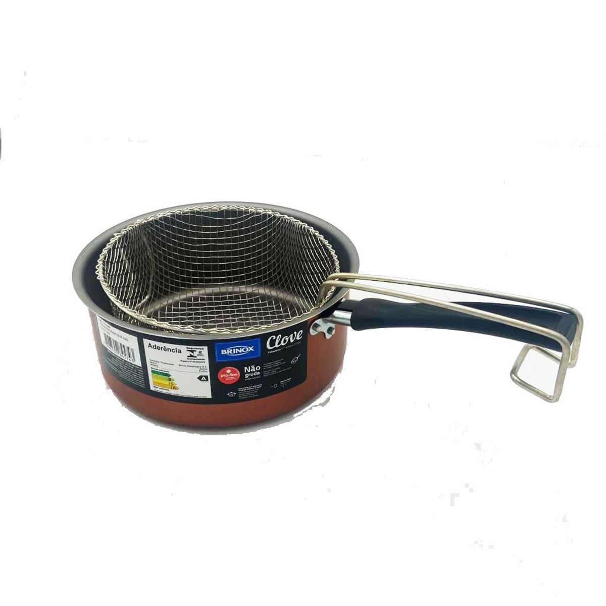 BRINOX - FREIDORA CON CESTILLO DE ALUMINIO BRINOX  LINEA CLOVE 20CM 2,65L