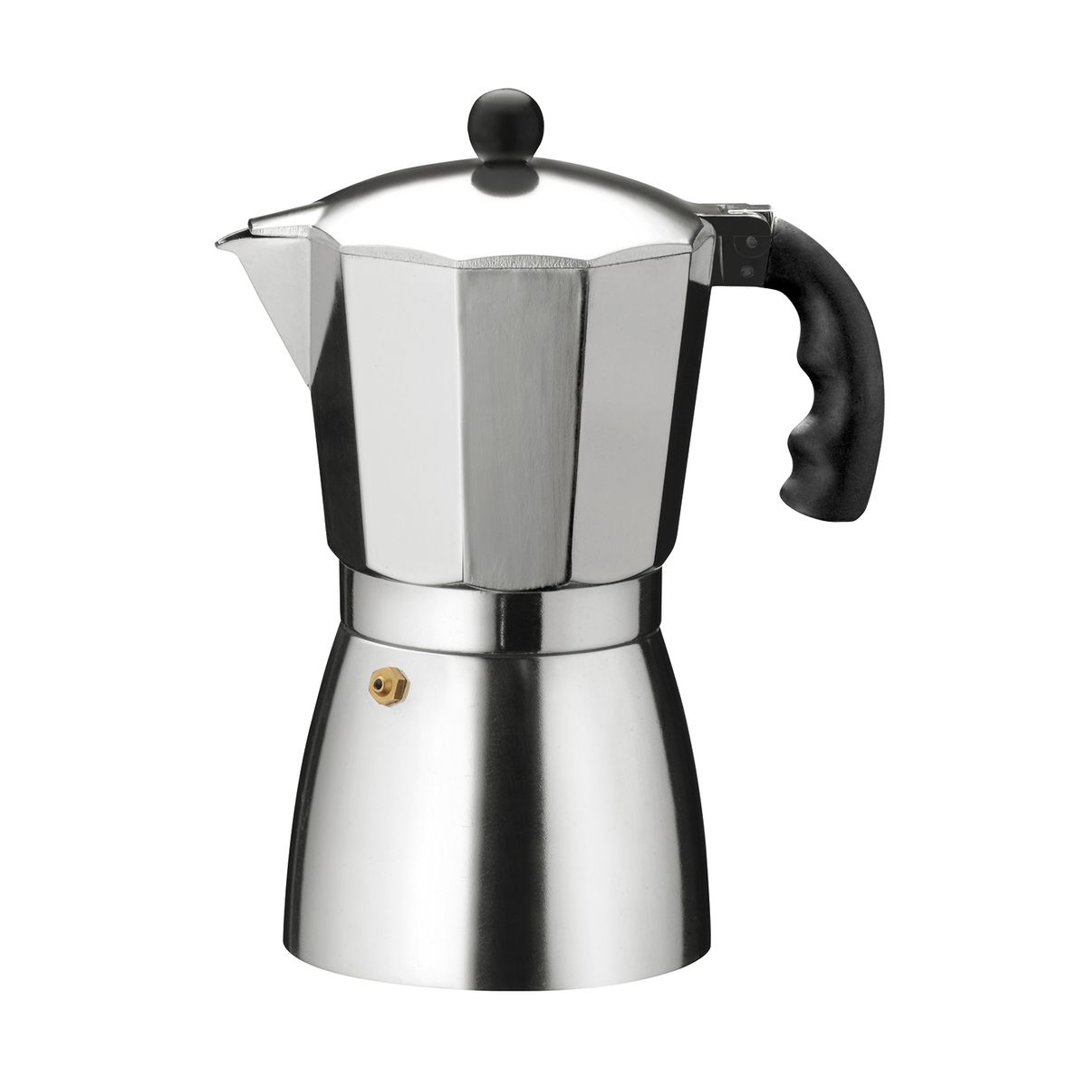 FANTUZZI - Cafetera Express Aluminio 12 Tazas Luna Fantuzzi