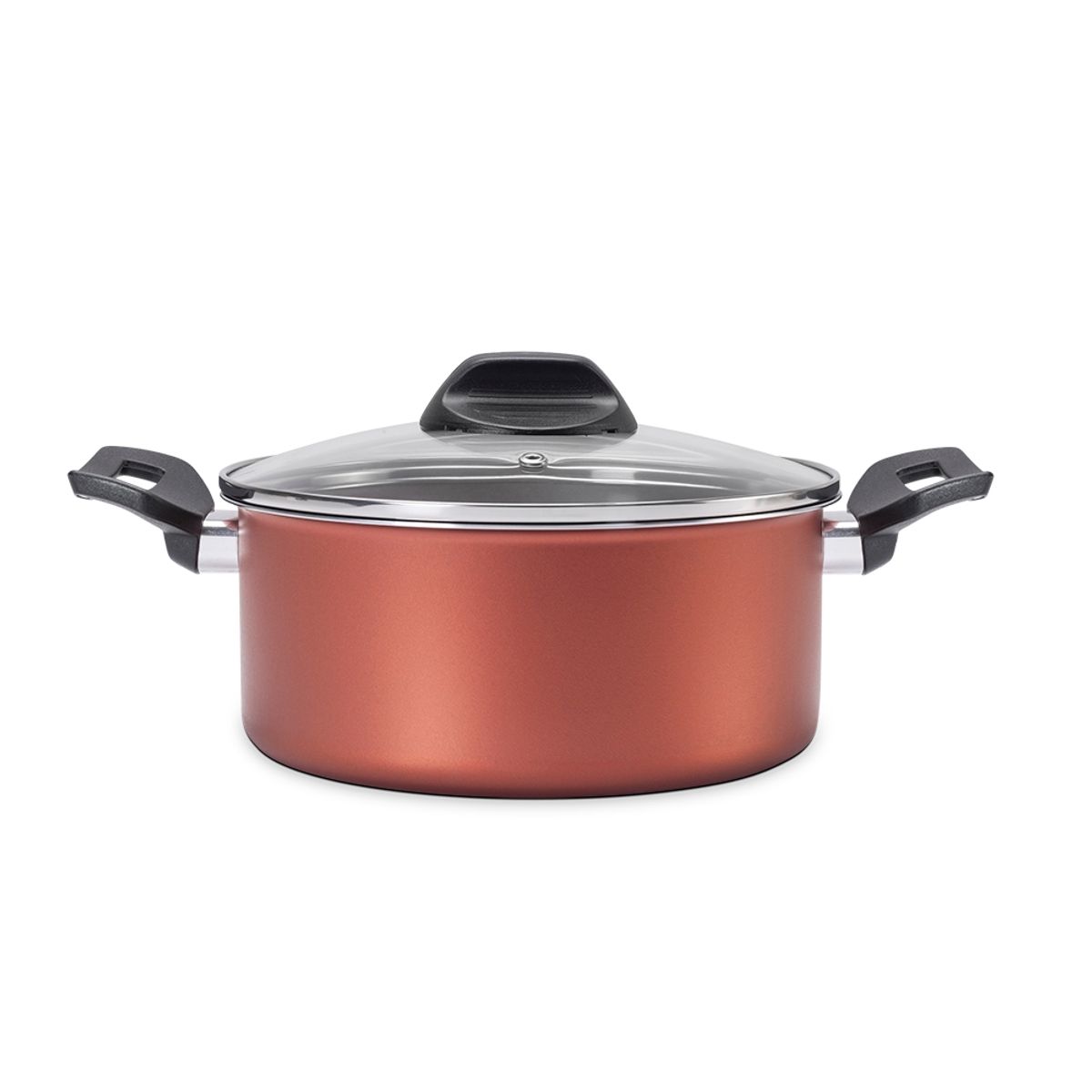 BRINOX - OLLA CACEROLA CON TAPA EN ALUMINIO BRINOX CLOVE  Ø24 Y 4.3L