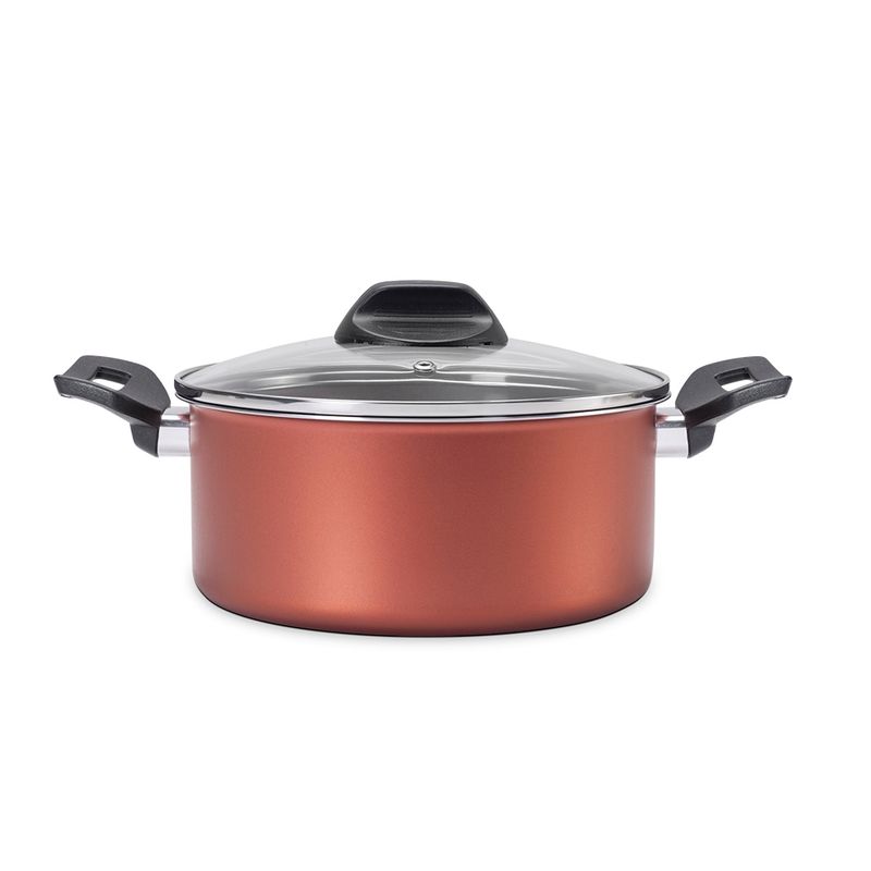 BRINOX - OLLA CACEROLA CON TAPA EN ALUMINIO BRINOX CLOVE  Ø24 Y 4.3L