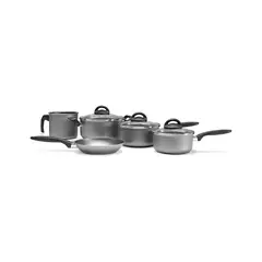 BRINOX - Batería De Cocina 8 Piezas-plata Linea Chilli 1.6mm