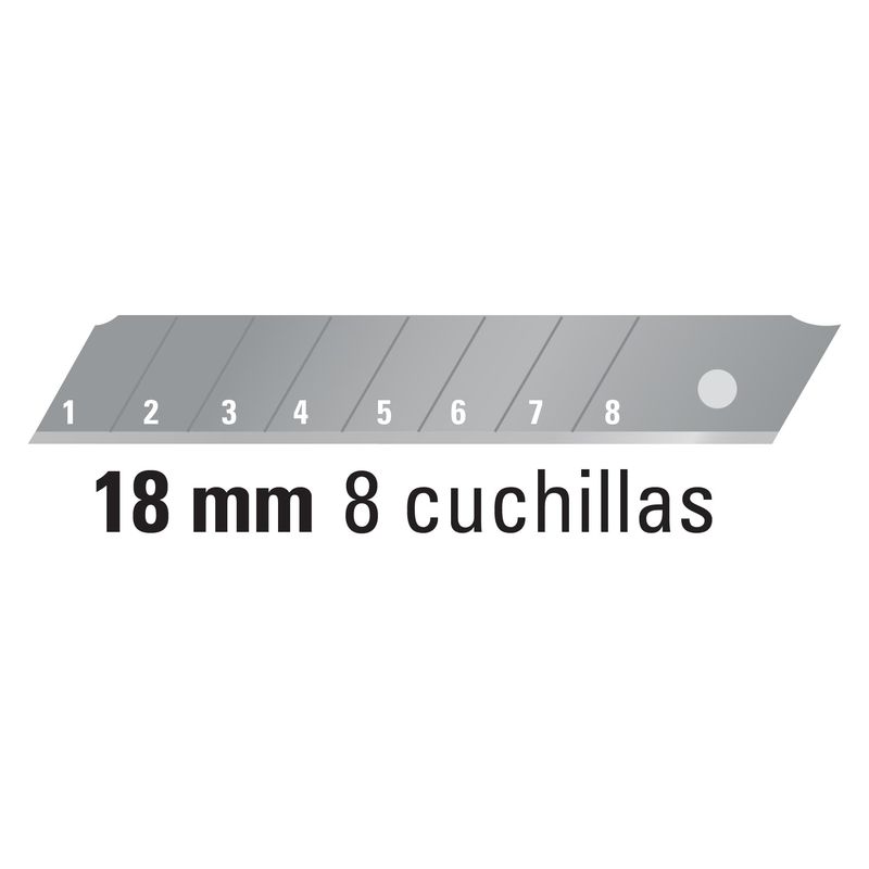 TRUPER - Repuesto Cuchillo Cartonero 10 Unidades Cut 6