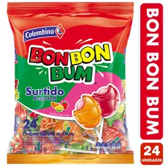 COLOMBINA - Bon Bon Bum Sabores Surtidos (Bolsa Con 24 Coyacs)