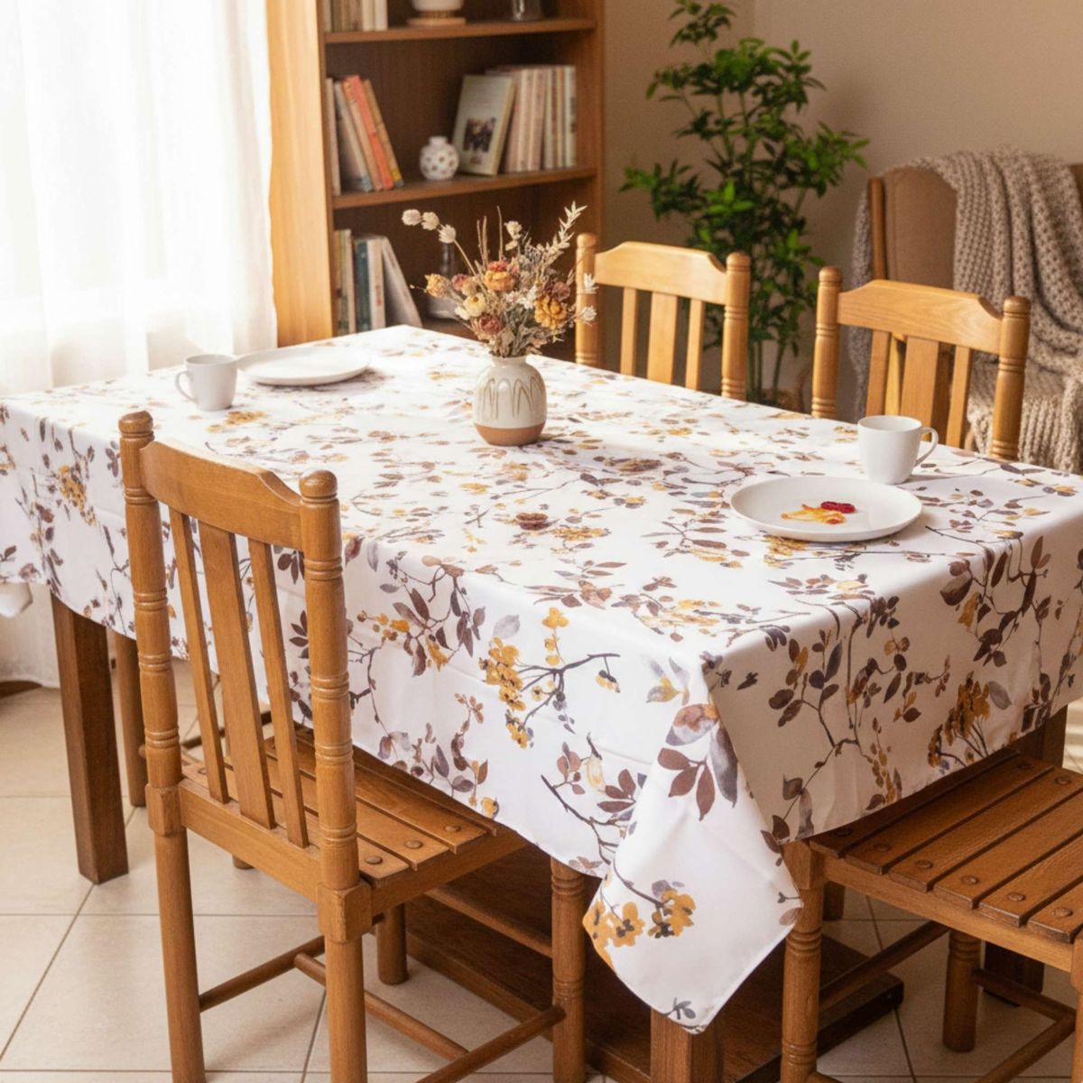 DECO EXPRESS - Mantel Antimanchas Pajaros 130X180 Cm