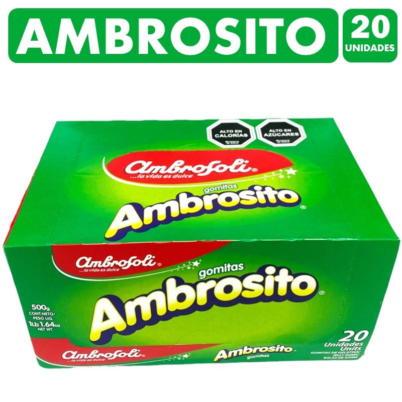 AMBROSOLI - Ambrositos - Gomitas De Ambrosoli (Caja Con 20 Unidades)